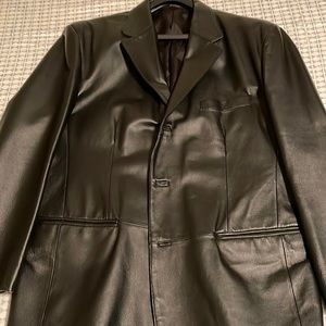 Brand new men 100 % genuine leather jacket.